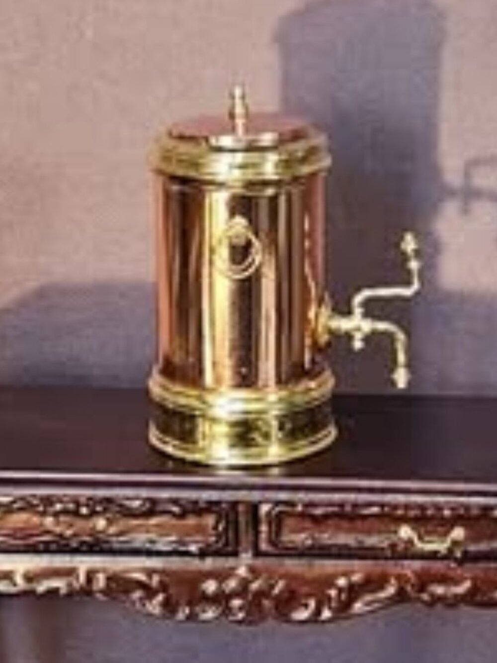 Miniature Copper Samovar for dollhouse 1:12 Scale